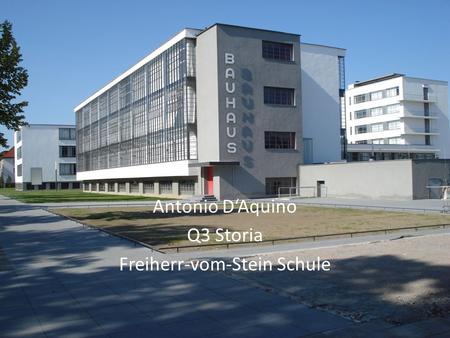 Antonio D‘Aquino Q3 Storia Freiherr-vom-Stein Schule
