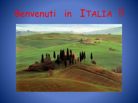 Benvenuti in I TALIA ! !. World Languages Department ITALIANO 121 FALL 2010 Prof.ssa Ornella De Stavola B e E x c e p t.