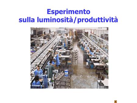 sulla luminosità/produttività