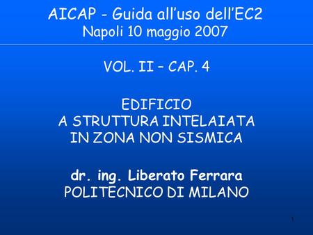 AICAP - Guida all’uso dell’EC2