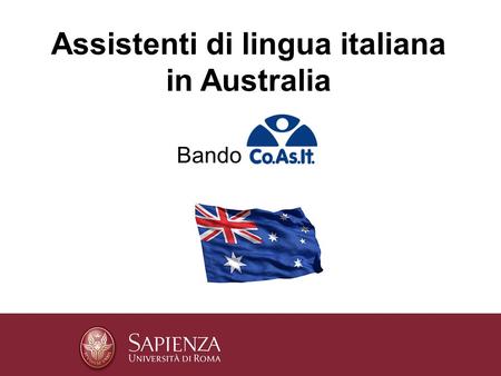 Assistenti di lingua italiana in Australia