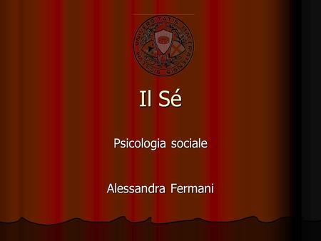 Psicologia sociale Alessandra Fermani