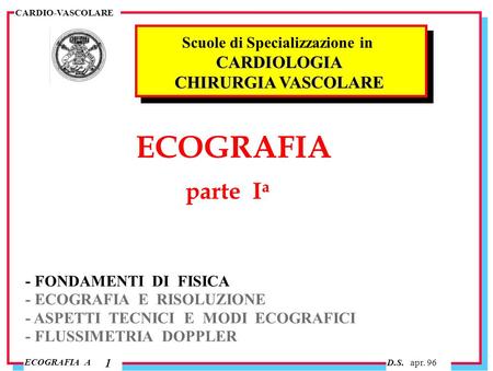 Scuole di Specializzazione in