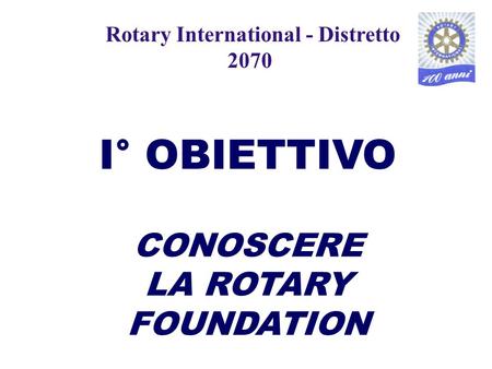 Rotary International - Distretto 2070
