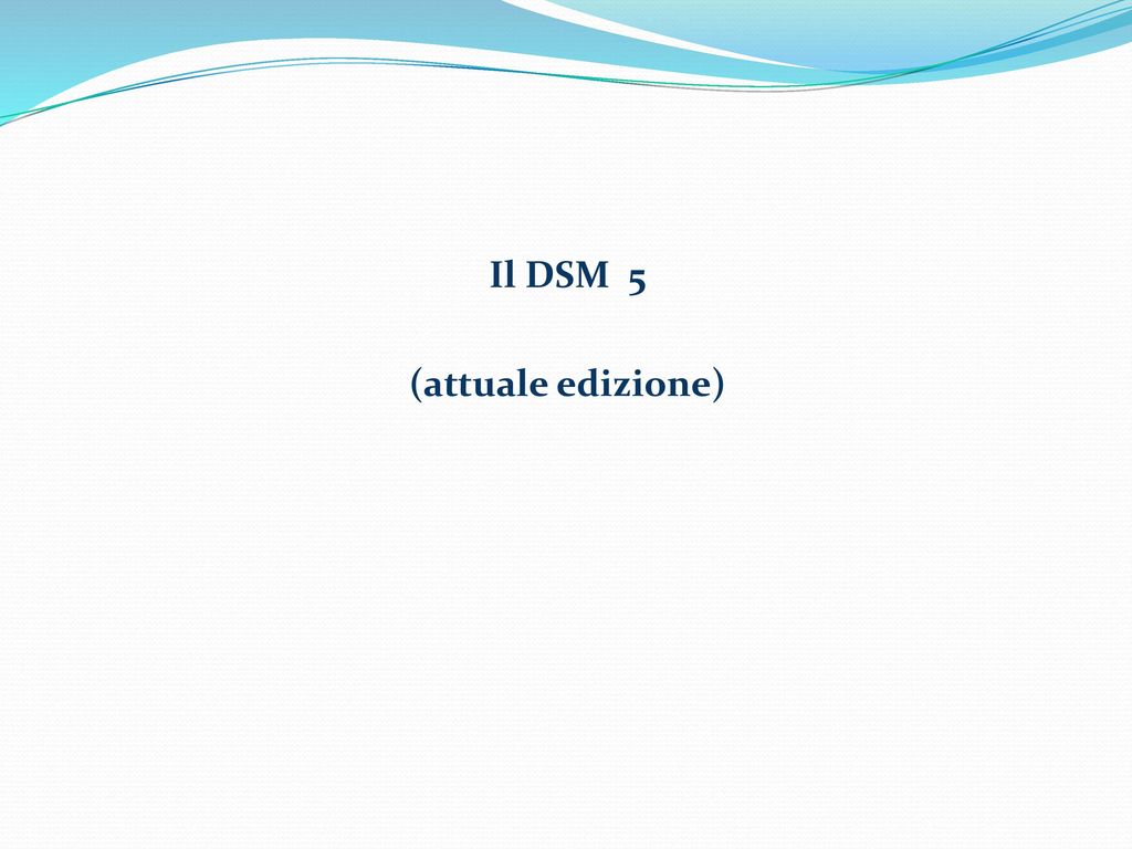 IL DSM-5: l'edizione italiana