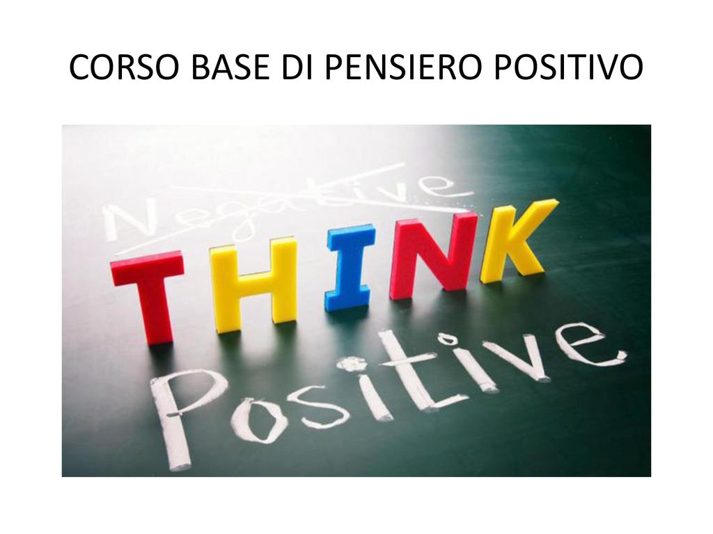 Corso sul pensiero positivo