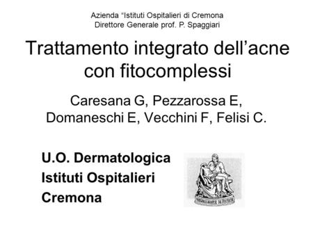 Trattamento integrato dell’acne con fitocomplessi