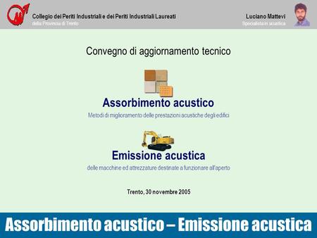 Convegno di aggiornamento tecnico