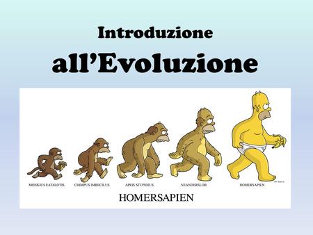 Introduzione all’Evoluzione