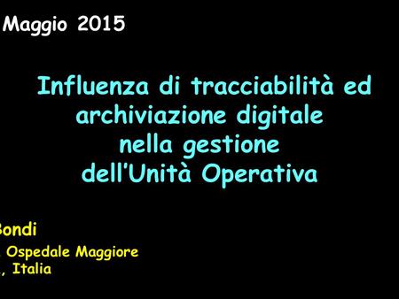 Anatomia Patologica Ospedale Maggiore Bologna, Italia