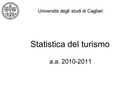 Statistica del turismo