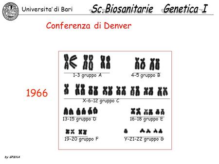 Sc.Biosanitarie Genetica I