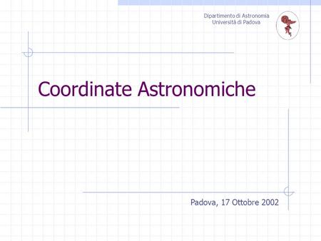 Coordinate Astronomiche
