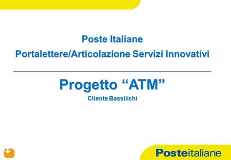 Portalettere/Articolazione Servizi Innovativi