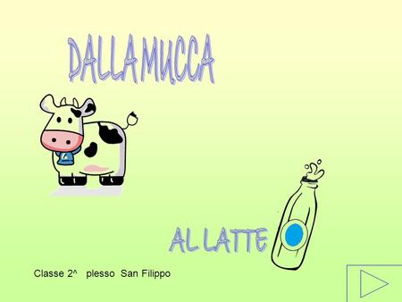 DALLA MUCCA AL LATTE Classe 2^ plesso San Filippo.