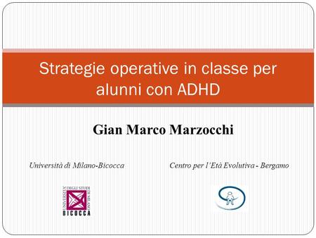Strategie operative in classe per alunni con ADHD
