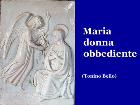 Maria donna    obbediente