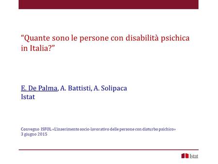 “Quante sono le persone con disabilità psichica in Italia?”