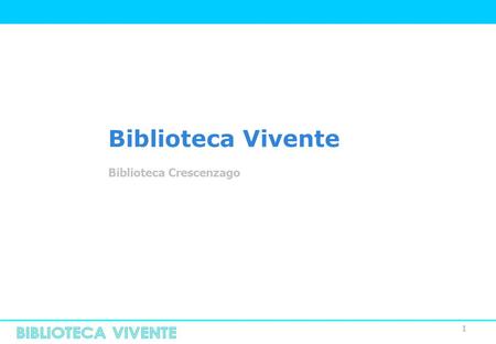 1 Biblioteca Vivente Biblioteca Crescenzago. A Milano gli immigrati regolarmente residenti sono il 14%, in zona 2 il 20.6%, e nella porzione di Zona 2.