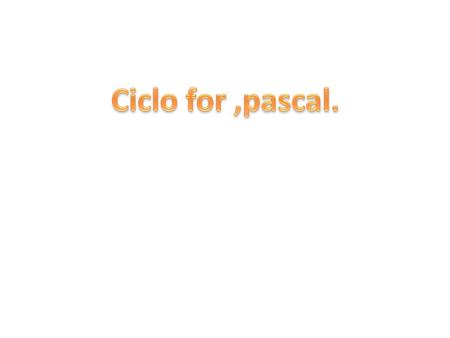 Ciclo for nei linguaggi di programmazione. Nei linguaggi di programmazione, il ciclo for è una struttura di controllo iterativa che determina l'esecuzione.