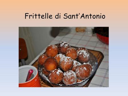 Frittelle di Sant’Antonio