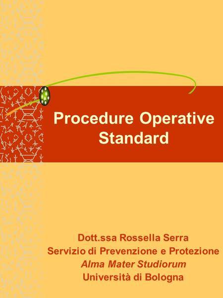 Procedure Operative Standard