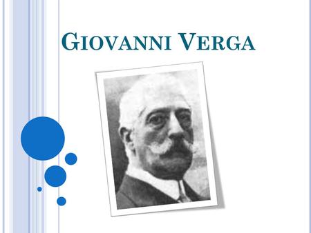 Giovanni Verga.