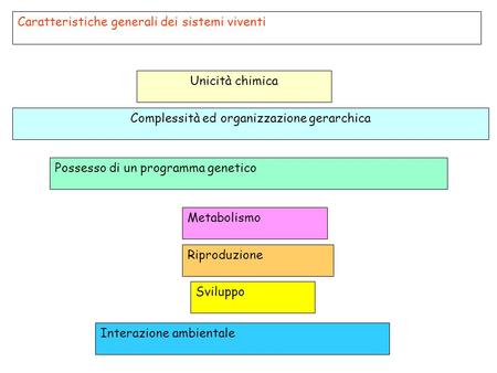 Complessità ed organizzazione gerarchica