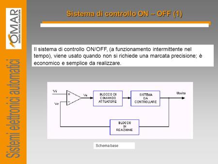 Sistema di controllo ON – OFF (1)