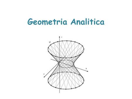 Geometria Analitica.