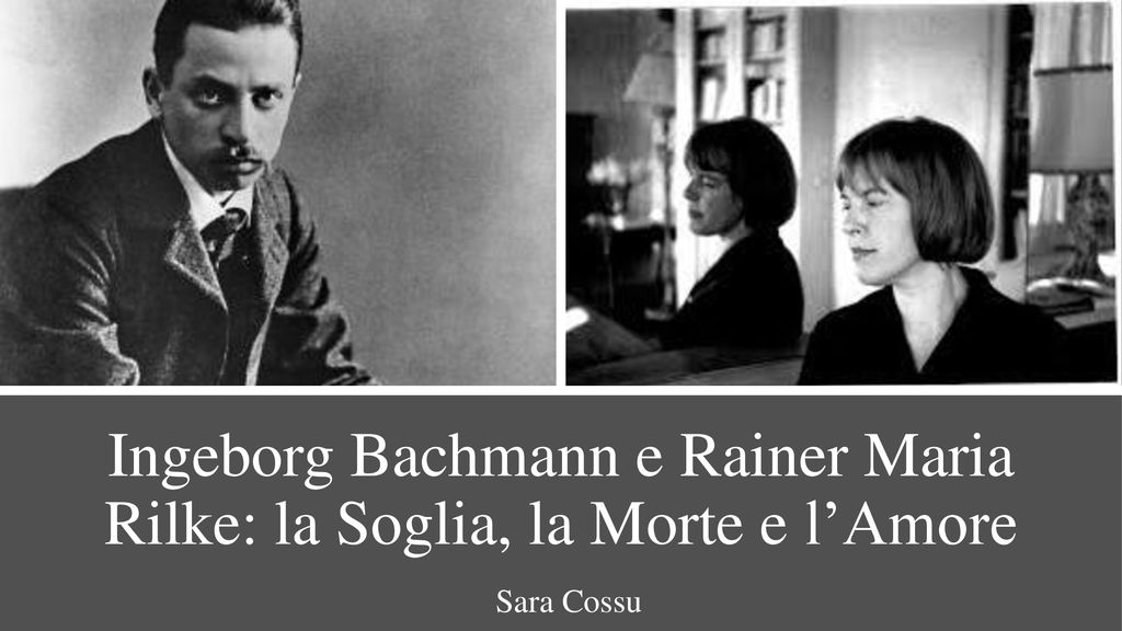 Soglia, Schwelle R. M. Rilke ( , Praga) - ppt scaricare