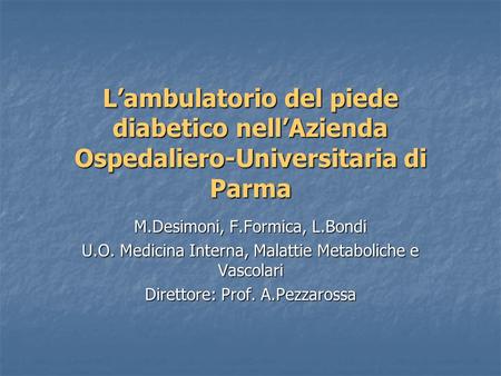M.Desimoni, F.Formica, L.Bondi