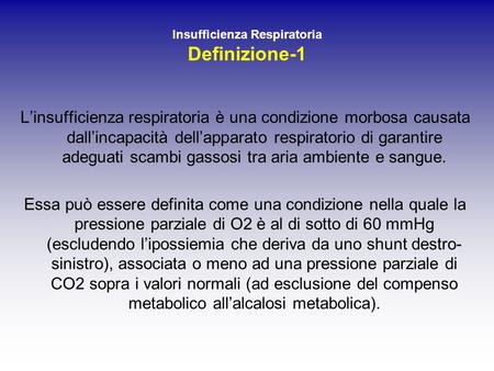 Insufficienza Respiratoria Definizione-1