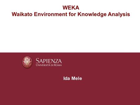 Waikato Environment for Knowledge Analysis