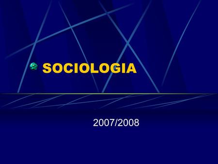 SOCIOLOGIA 2007/2008. 2 La società Cosa è la società? Secondo Gallino, nella società rientrano le strutture sociali e culturali, le motivazioni individuali,