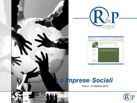 Le Imprese Sociali Torino - 31 Ottobre 2012.