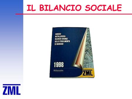 IL BILANCIO SOCIALE. SCOPO DEL PROGETTO Valutare limpatto sociale dello stabilimento utilizzando appositi indicatori socio-economici.