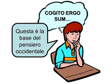 Questa è la base del pensiero occidentale