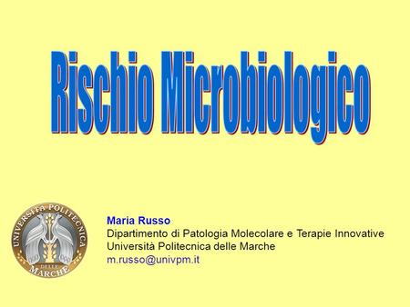 Rischio Microbiologico