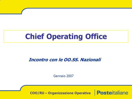 Chief Operating Office