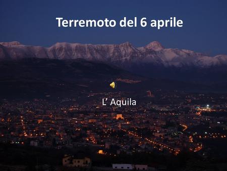 Terremoto del 6 aprile L Aquila. Le case.