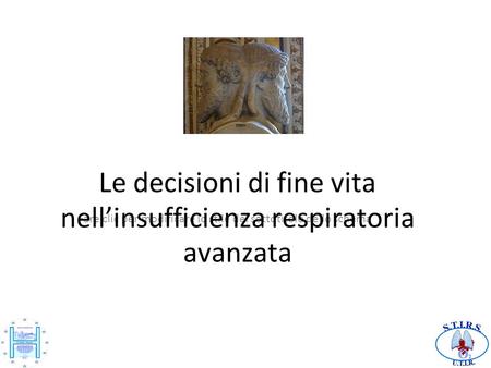 Le decisioni di fine vita nell’insufficienza respiratoria avanzata