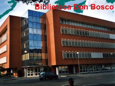Biblioteca Don Bosco. Ambienti e settori Magazzini sotterranei: 9 Silo: magazzino automatizzato:2 Sale di lettura e consultazione:2 Settori della biblioteca45.