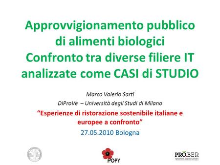 DiProVe – Università degli Studi di Milano