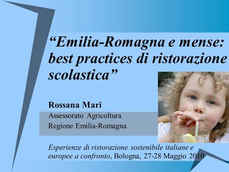 “Emilia-Romagna e mense: best practices di ristorazione scolastica”