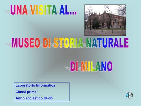 MUSEO DI STORIA NATURALE
