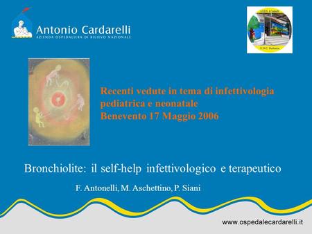 Bronchiolite: il self-help infettivologico e terapeutico