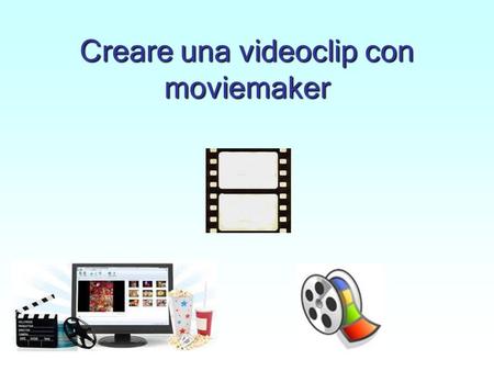 Creare una videoclip con moviemaker. Un testo multimediale Contiene: testi Immagini Audio video Si può vedere e ascoltare ma non si può scegliere il percorso.