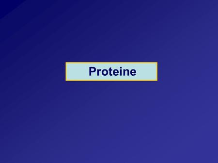 Proteine.