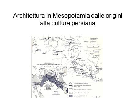 Architettura in Mesopotamia dalle origini alla cultura persiana